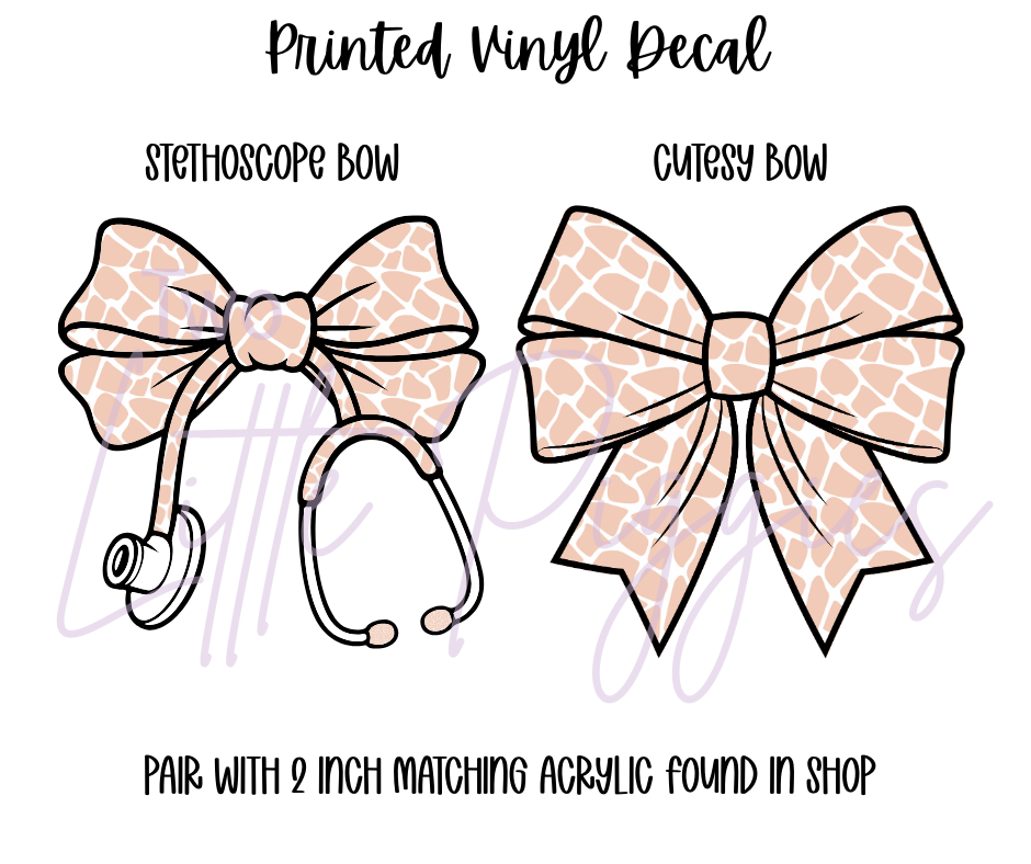 Printed Vinyl - Blush Safari