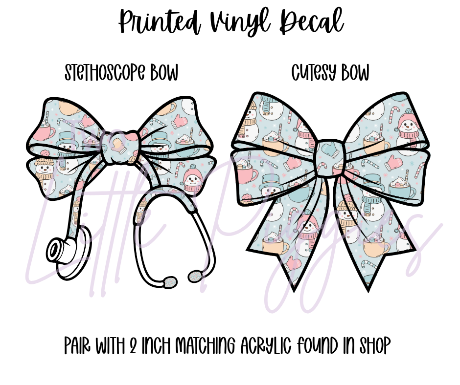 Printed Vinyl - Sweet and Frosty