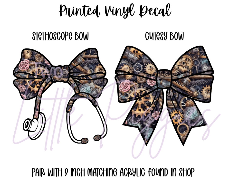 Printed Vinyl - Colorful Steampunk