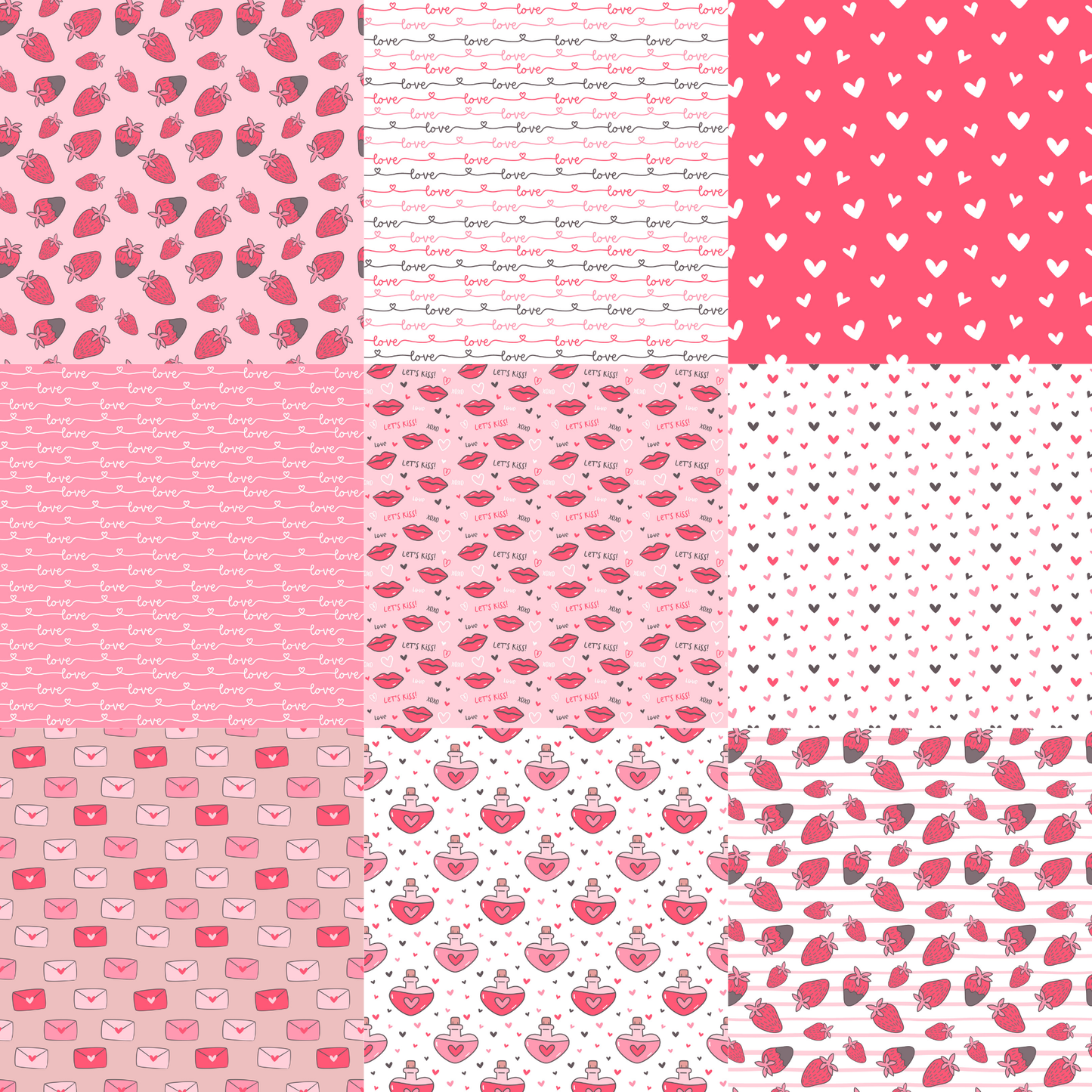 Printed Vinyl - Valentine - Be My Valentine