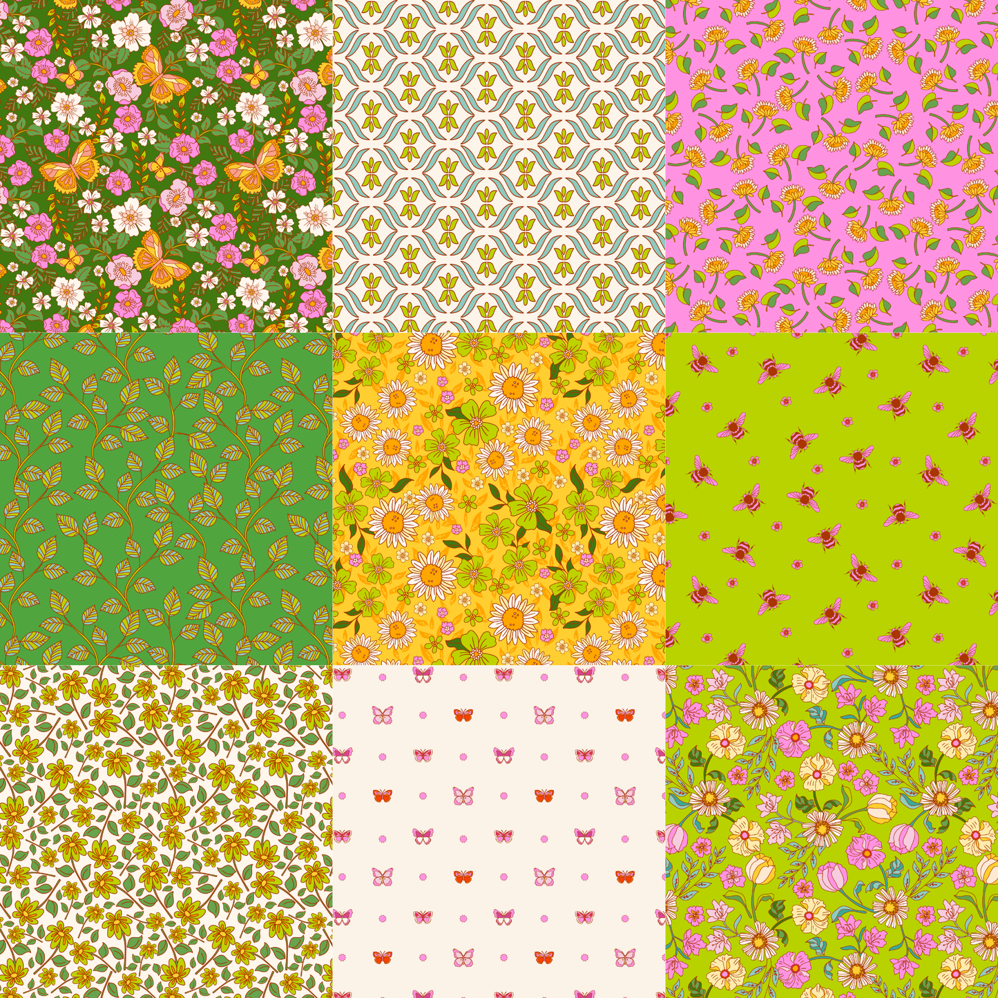 Printed Vinyl - Summer Love Floral