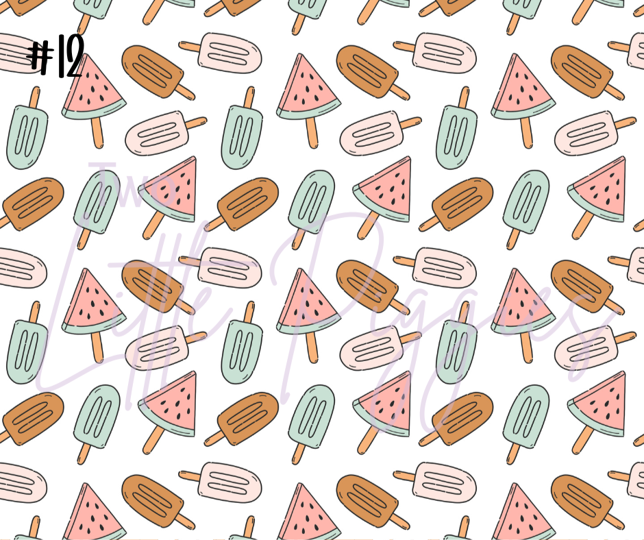 Printed Vinyl - Summer Fun Collection