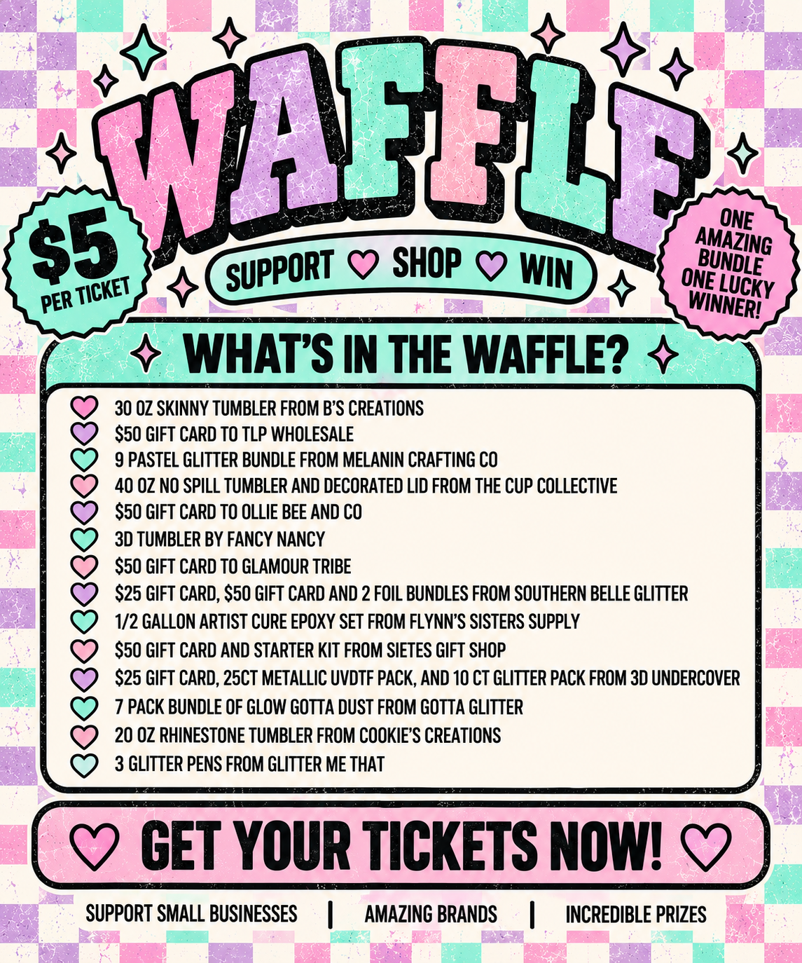 Let's Get Apryl Rolling Again Waffle