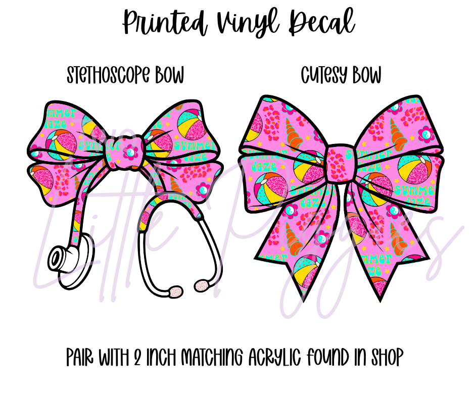 Printed Vinyl - Summer Daze