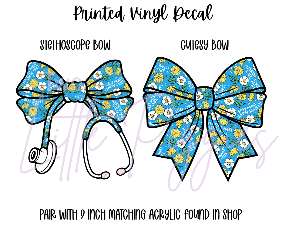 Printed Vinyl - Easy Peasy Lemon Squeezy