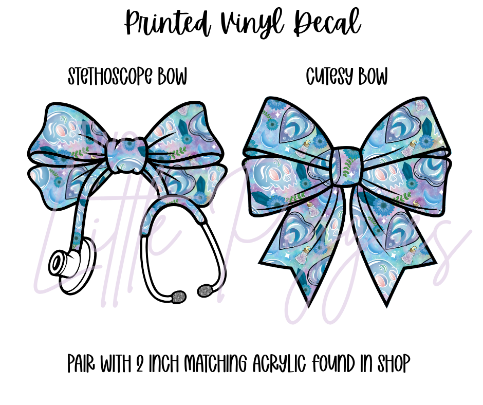 Printed Vinyl - Cutesy and Spooky