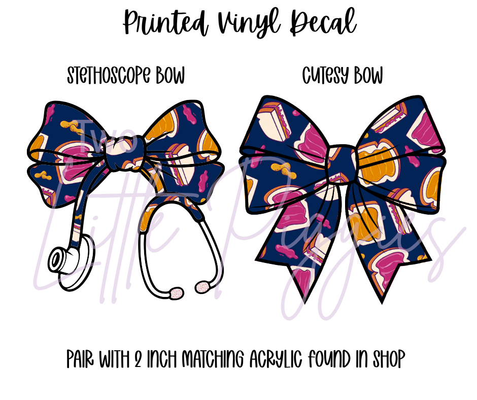 Printed Vinyl - PB & J