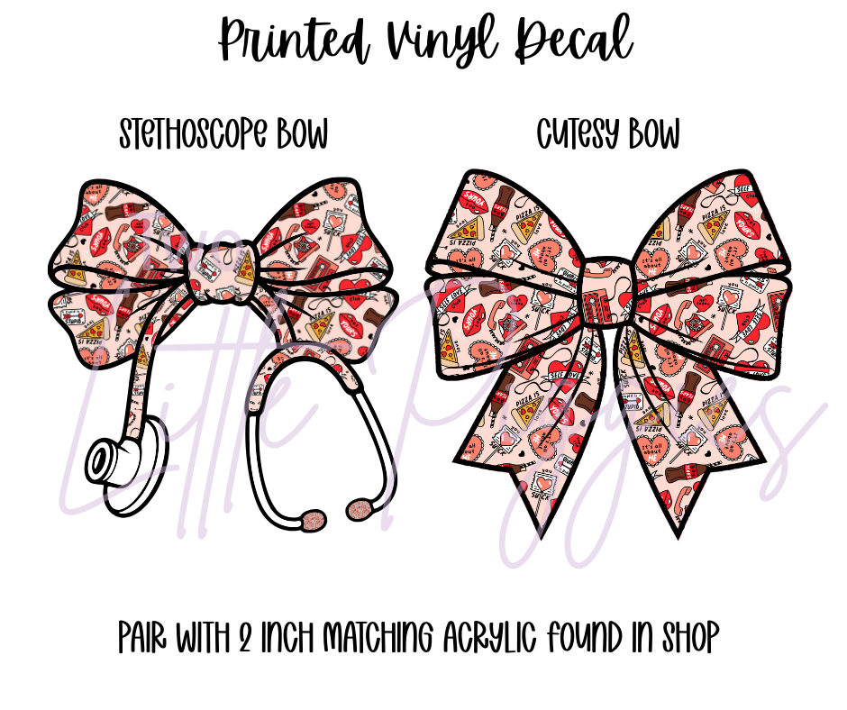 Printed Vinyl - Valentine - I Love Me