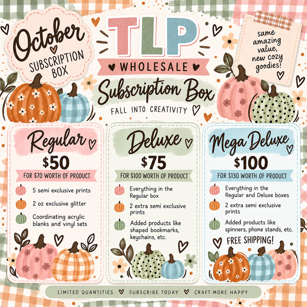 October Subscription Box - *No discount codes* (Copy)