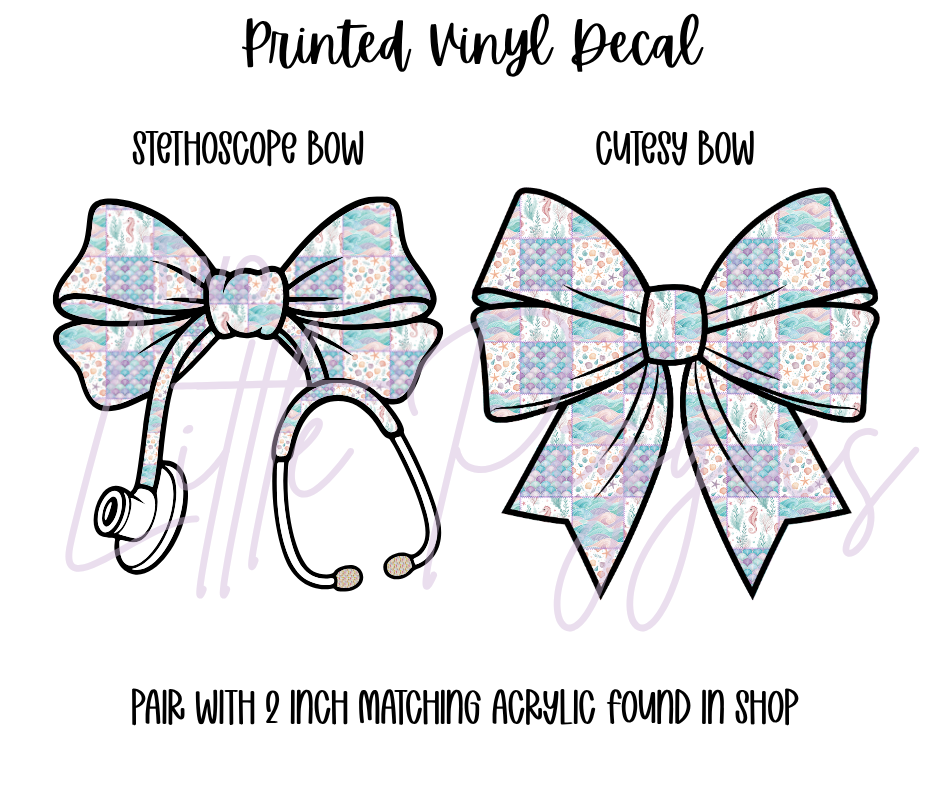 Printed Vinyl - Mermaid Patch
