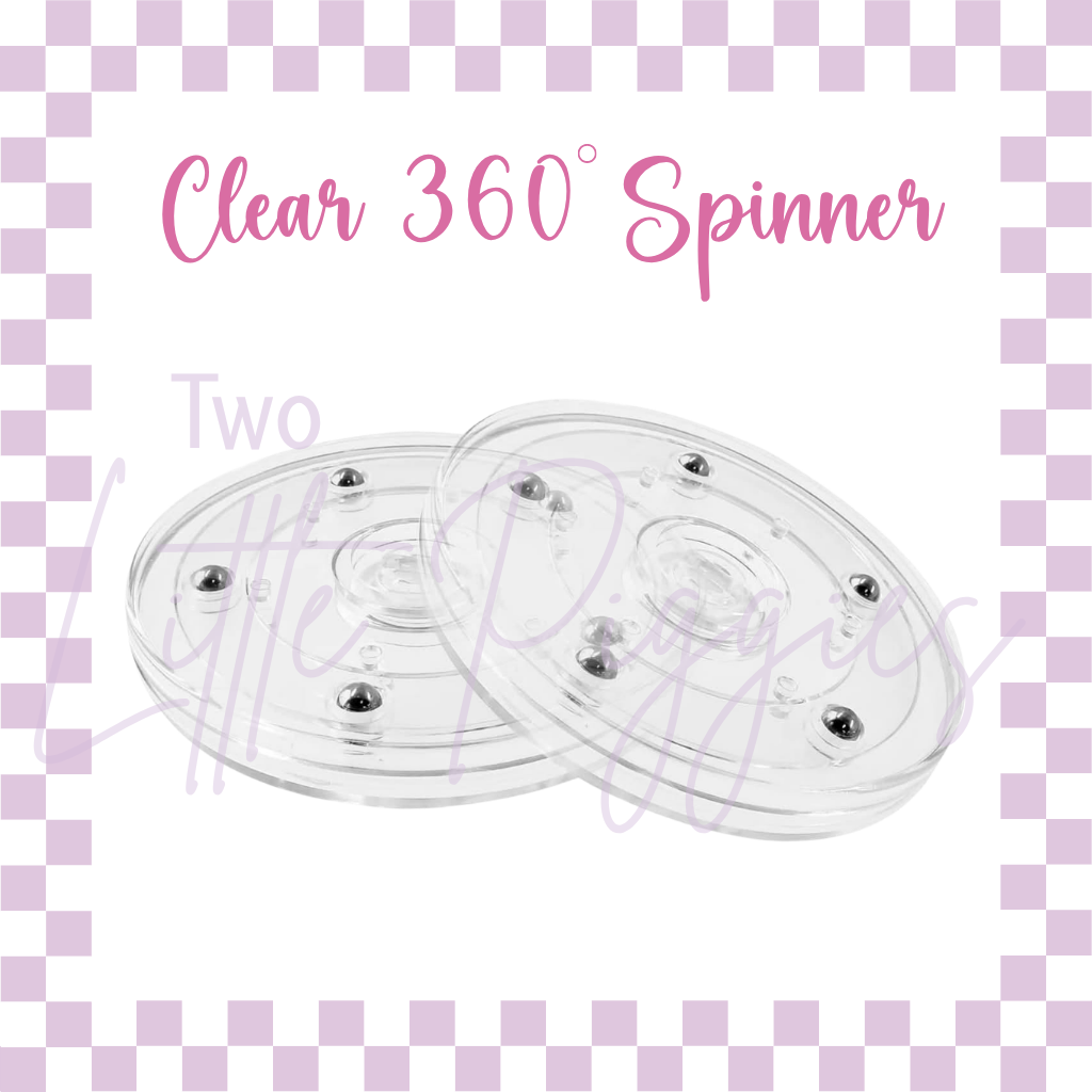 Clear Plastic Spinner