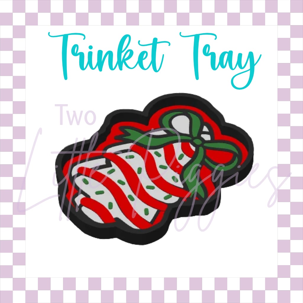 3D Printed - Trinket Tray - Christmas Cake