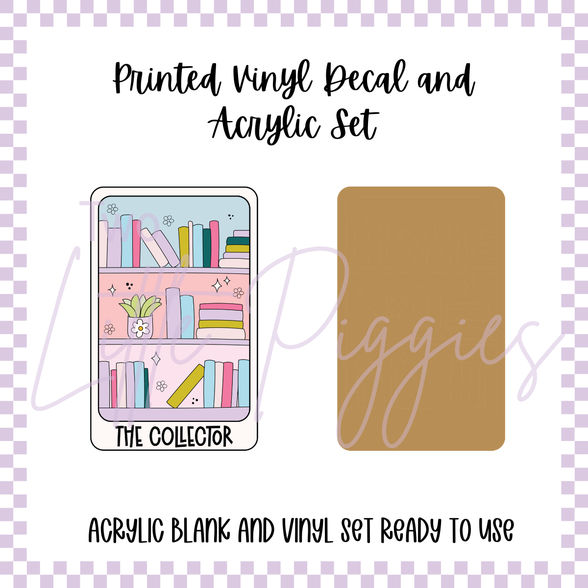 Printed Vinyl and Acrylic Set - Tarot - The Collector