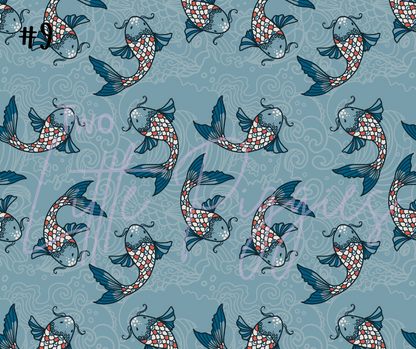 Printed Vinyl - Japanese Patterns