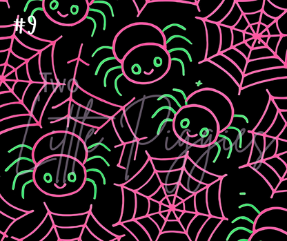 Printed Vinyl - Halloween - Neon Halloween