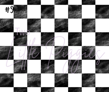 Printed Vinyl - Checkered Punk