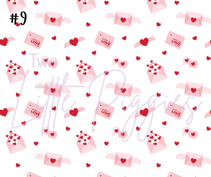 Printed Vinyl - Valentine - Love Letters