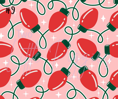 Printed Vinyl - Christmas Lights