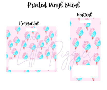 Printed Vinyl - Cotton Candy