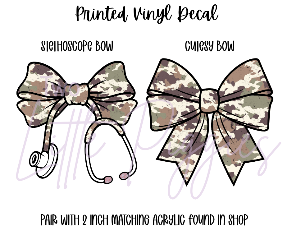 Printed Vinyl - Distressed Camo