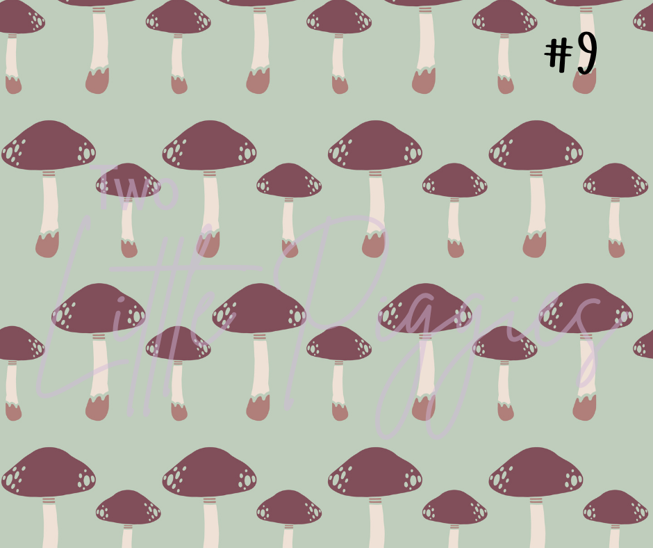 Printed Vinyl - Berry Mint Boho