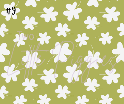 Printed Vinyl - St. Patrick's - Salmon and Green