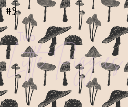 Printed Vinyl - Onyx and Ivory