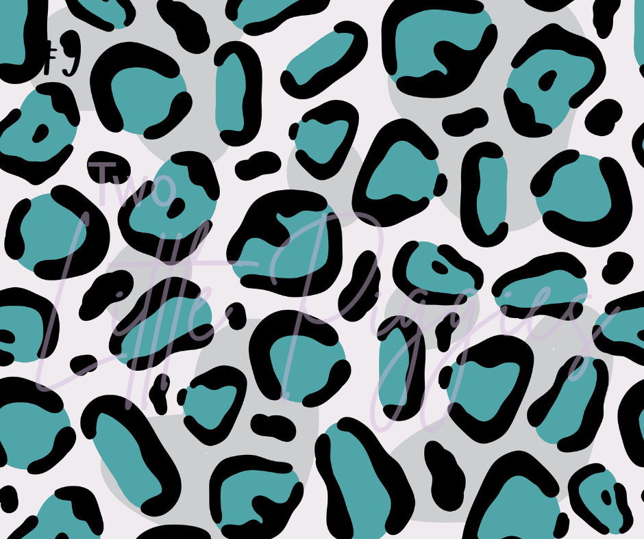 Printed Vinyl - Leopard Rainbow