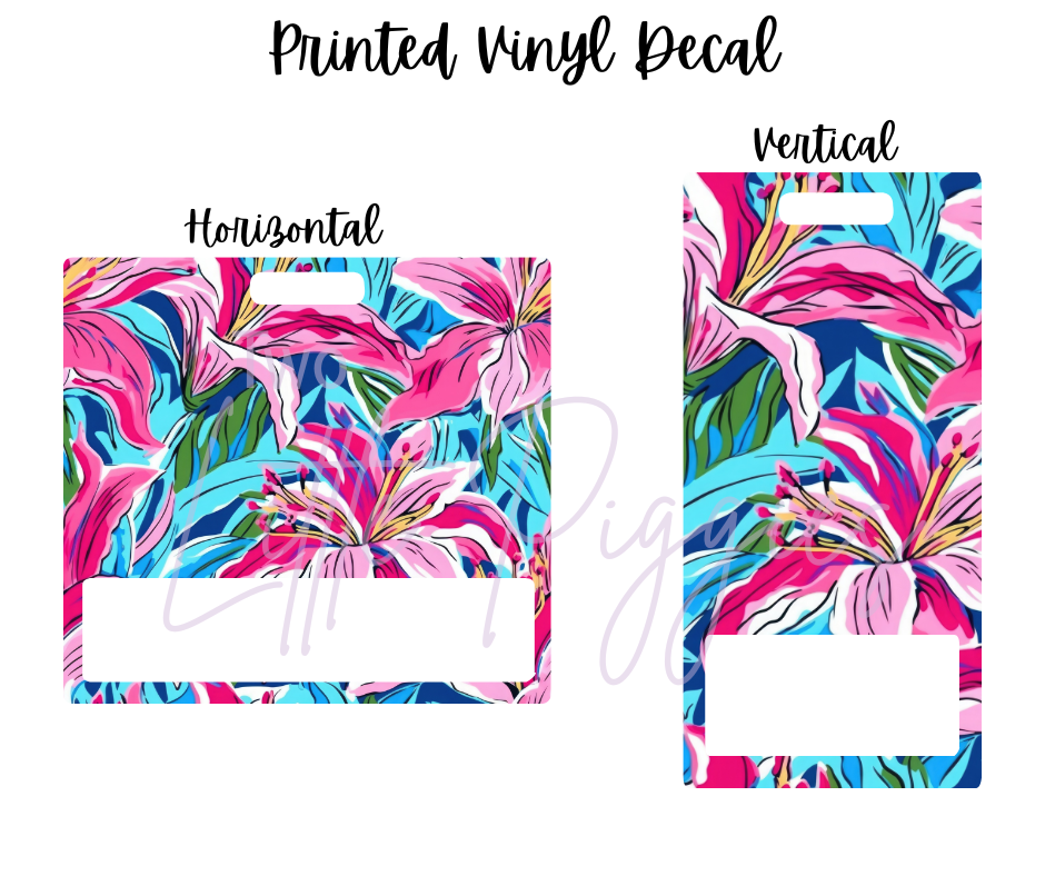 Printed Vinyl - Preppy Lily
