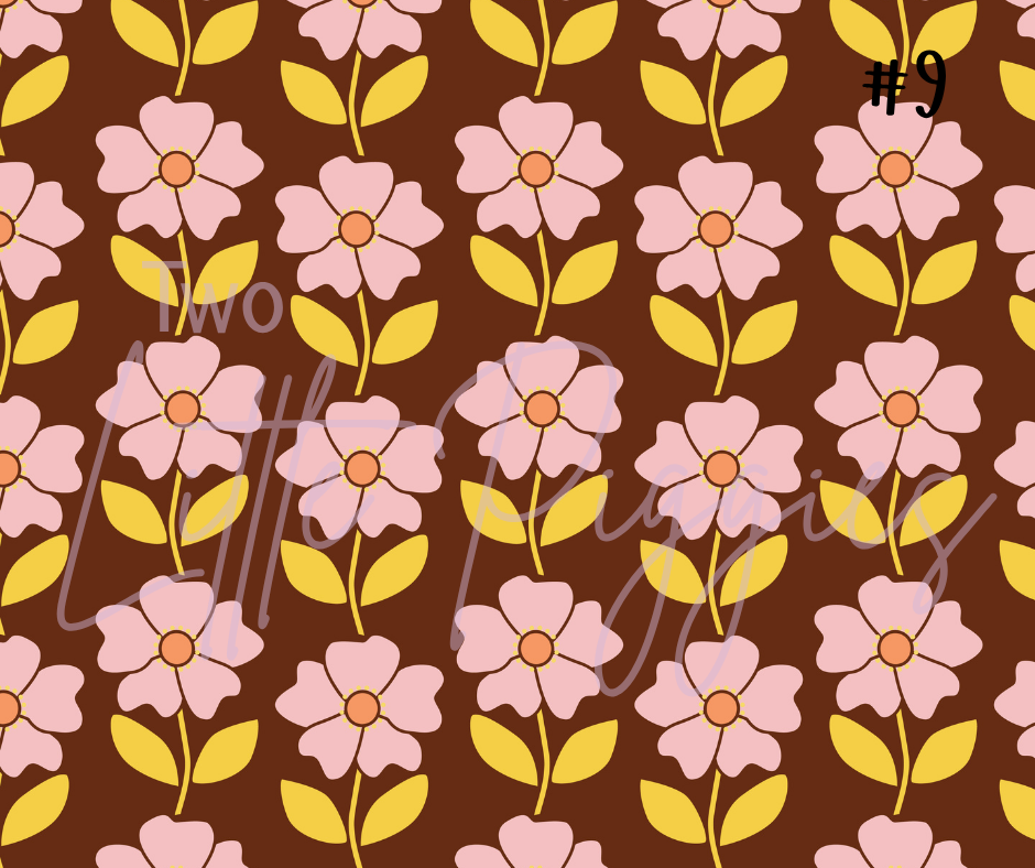 Printed Vinyl - 60s Retro