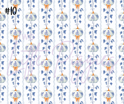 Printed Vinyl - Halloween - Preppy Halloween
