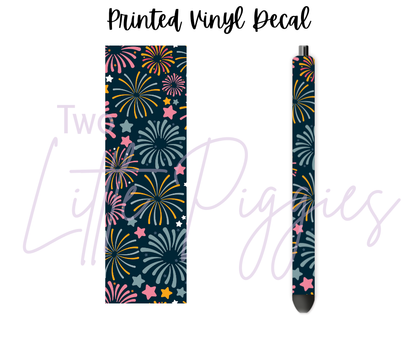 Printed Vinyl - New Year's Celebration