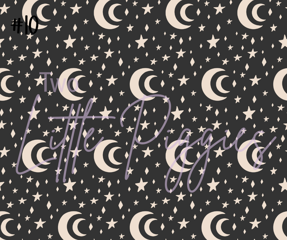 Printed Vinyl - Onyx and Ivory