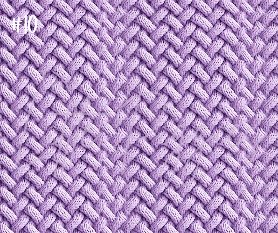 Printed Vinyl - Pastel Knit