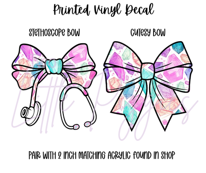 Printed Vinyl - Pastel Gems