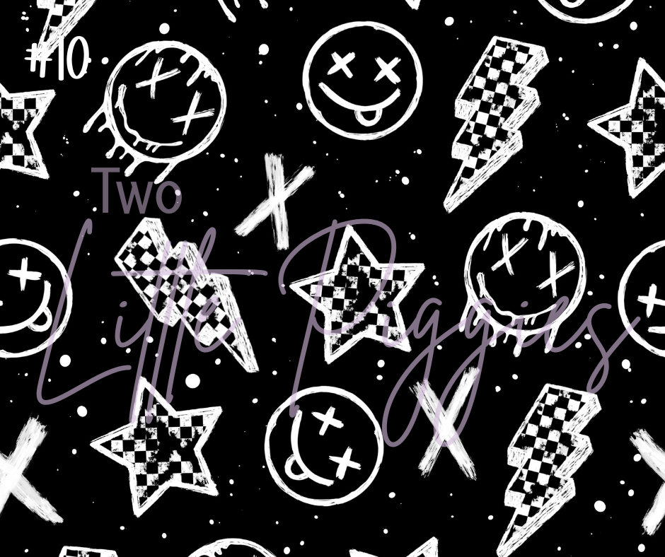 Printed Vinyl - Checkered Punk