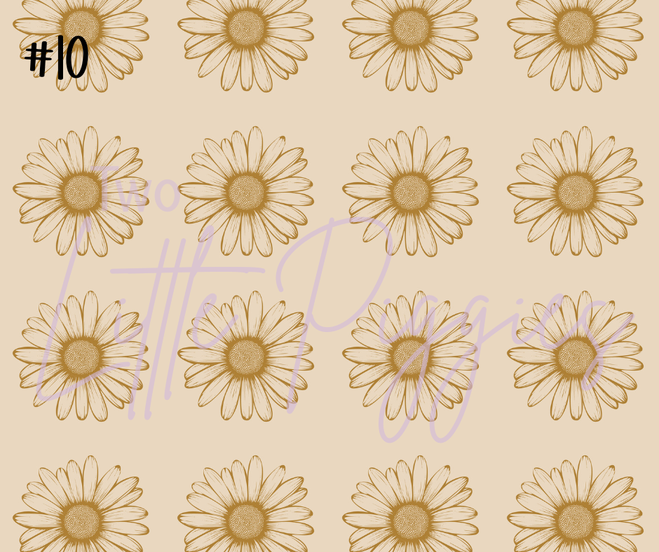 Printed Vinyl - Rustic Garden