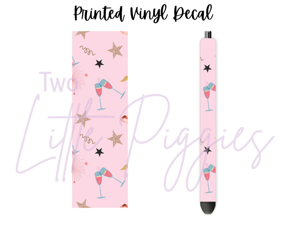 Printed Vinyl - New Year's Party