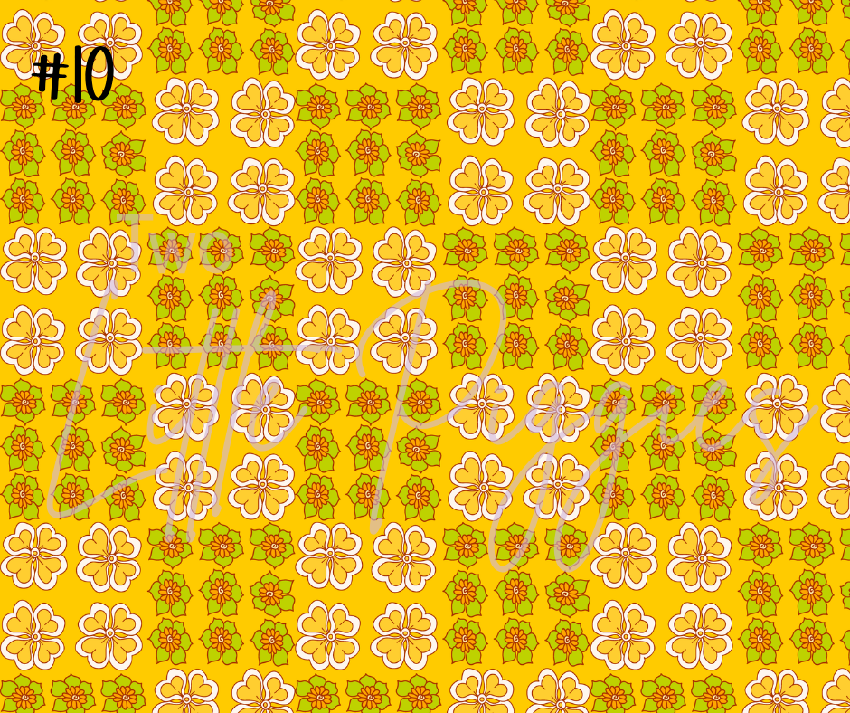 Printed Vinyl - Summer Love Floral