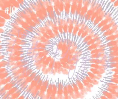 Printed Vinyl - Pastel Tie Dye