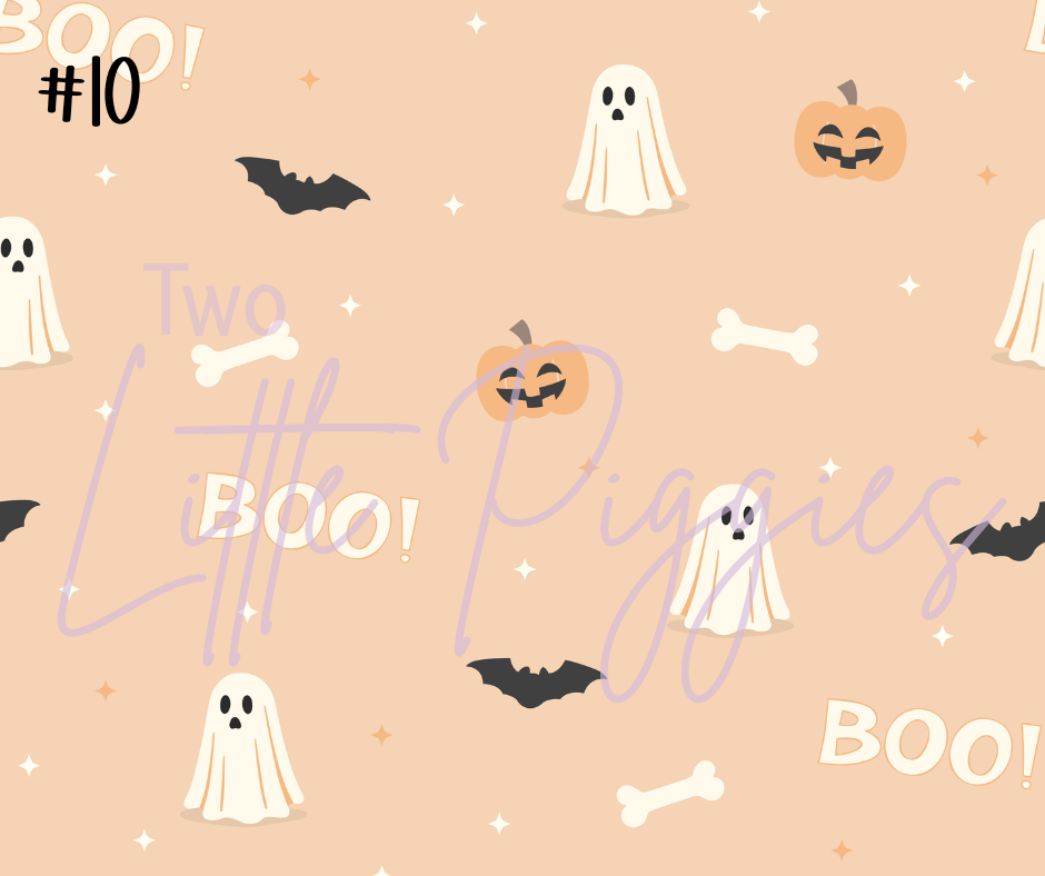 Printed Vinyl - Halloween - Happy Halloween