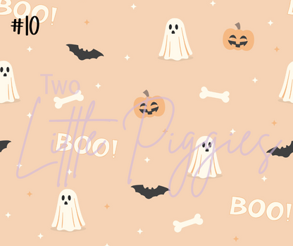 Printed Vinyl - Halloween - Happy Halloween