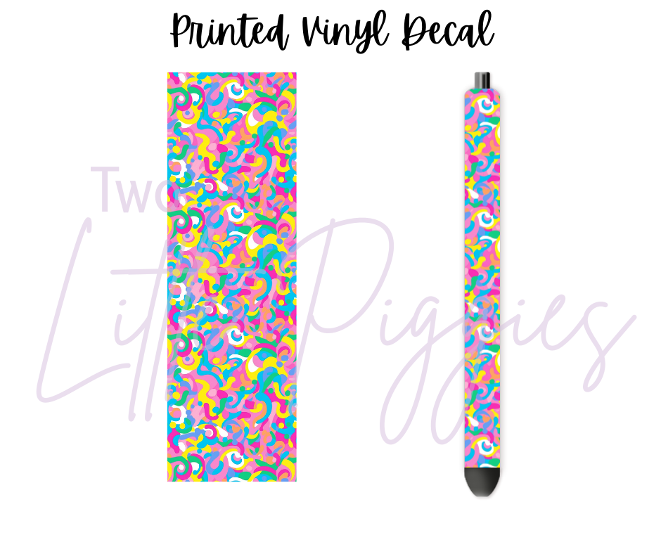 Printed Vinyl - Candy Camo
