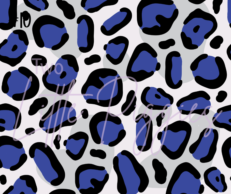 Printed Vinyl - Leopard Rainbow