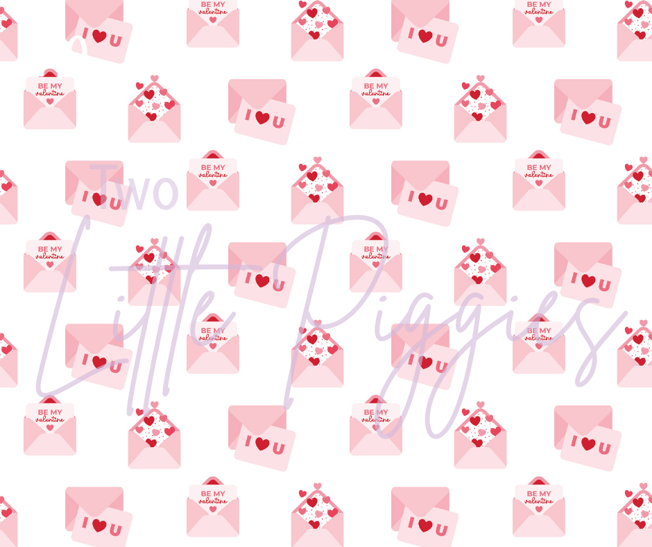 Printed Vinyl - Valentine - Love Letters