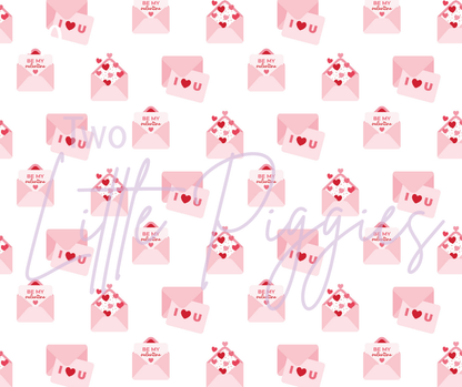 Printed Vinyl - Valentine - Love Letters