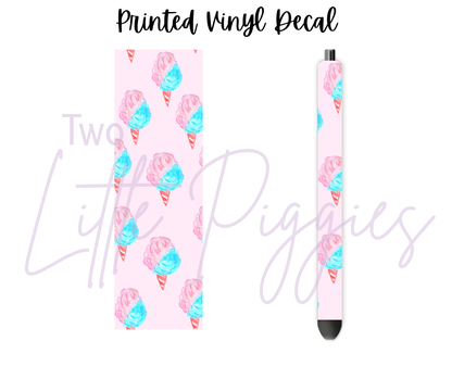Printed Vinyl - Cotton Candy