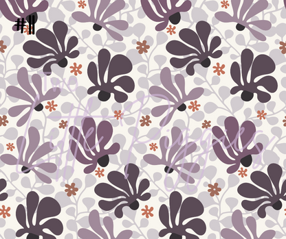 Printed Vinyl - Retro Floral