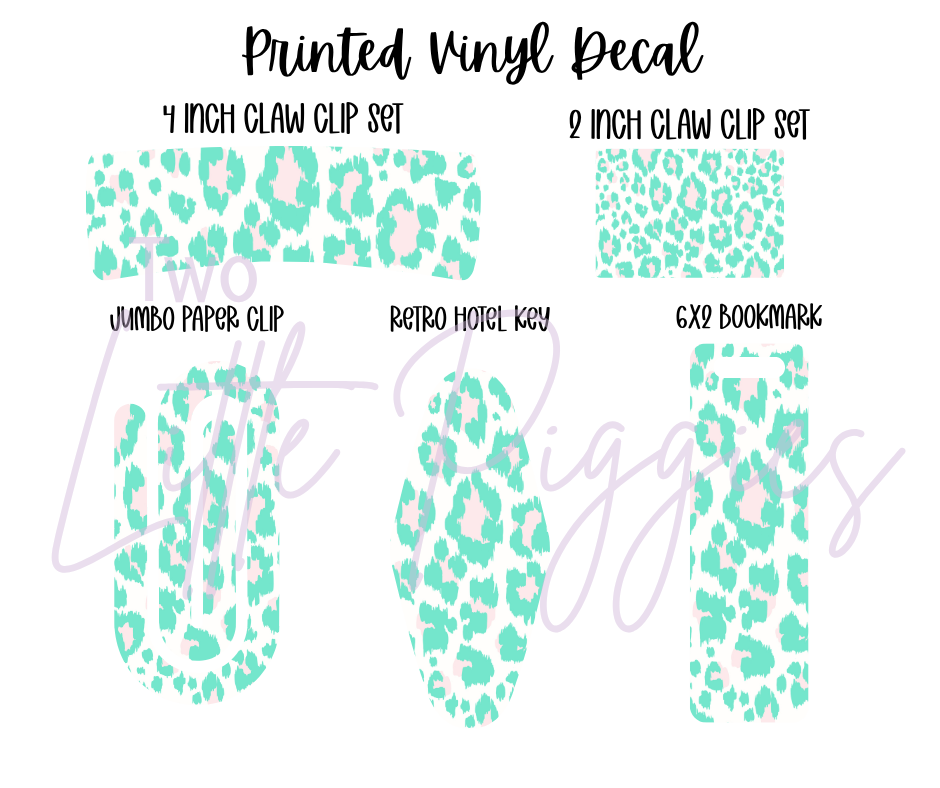 Printed Vinyl - Pretty Leopard