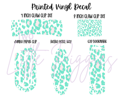 Printed Vinyl - Pretty Leopard
